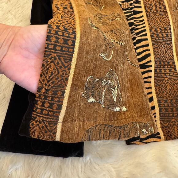 Tantrums Tiger Safari Button Down Collared Jacket XL - Picture 4 of 13